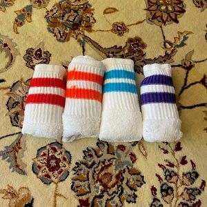 Knee High White Socks